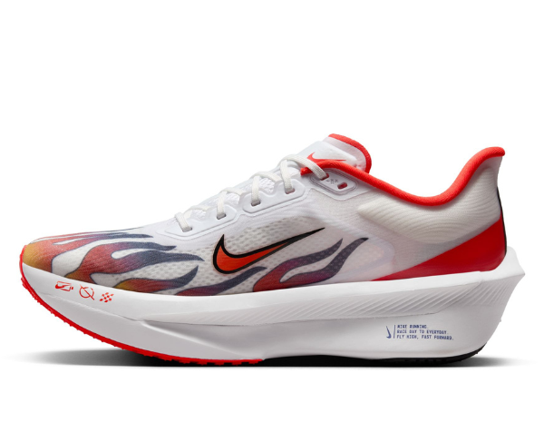 Nike | Men's Zoom Fly 6 - White / Habanero Red
