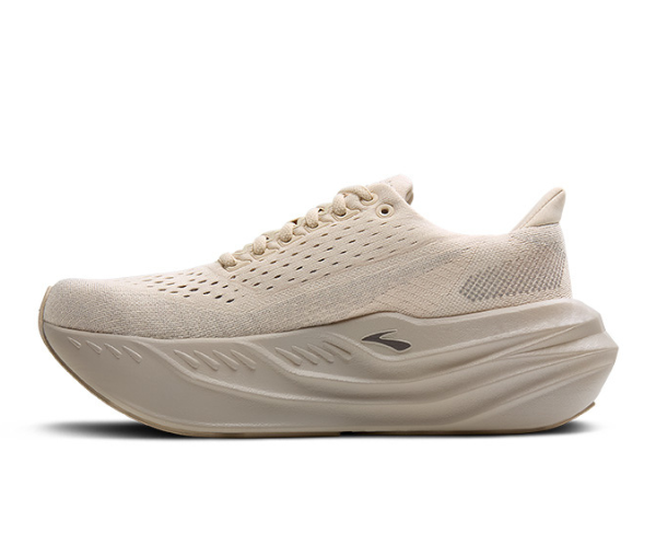 Brooks | Women's Glycerin Max | Almond Peach / London Fog / White