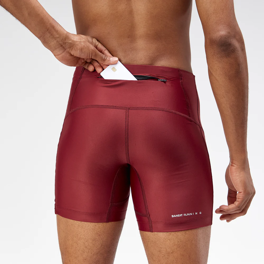 Bandit | Men's Superbeam 7 Pocket Quarter Tights - Port