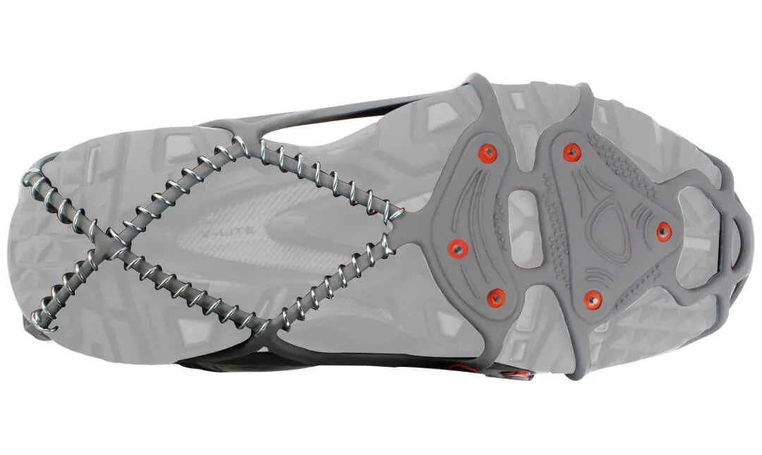 YAKTRAX Crampons yaktrax run antidérapant gris rouge Chaussures Tra