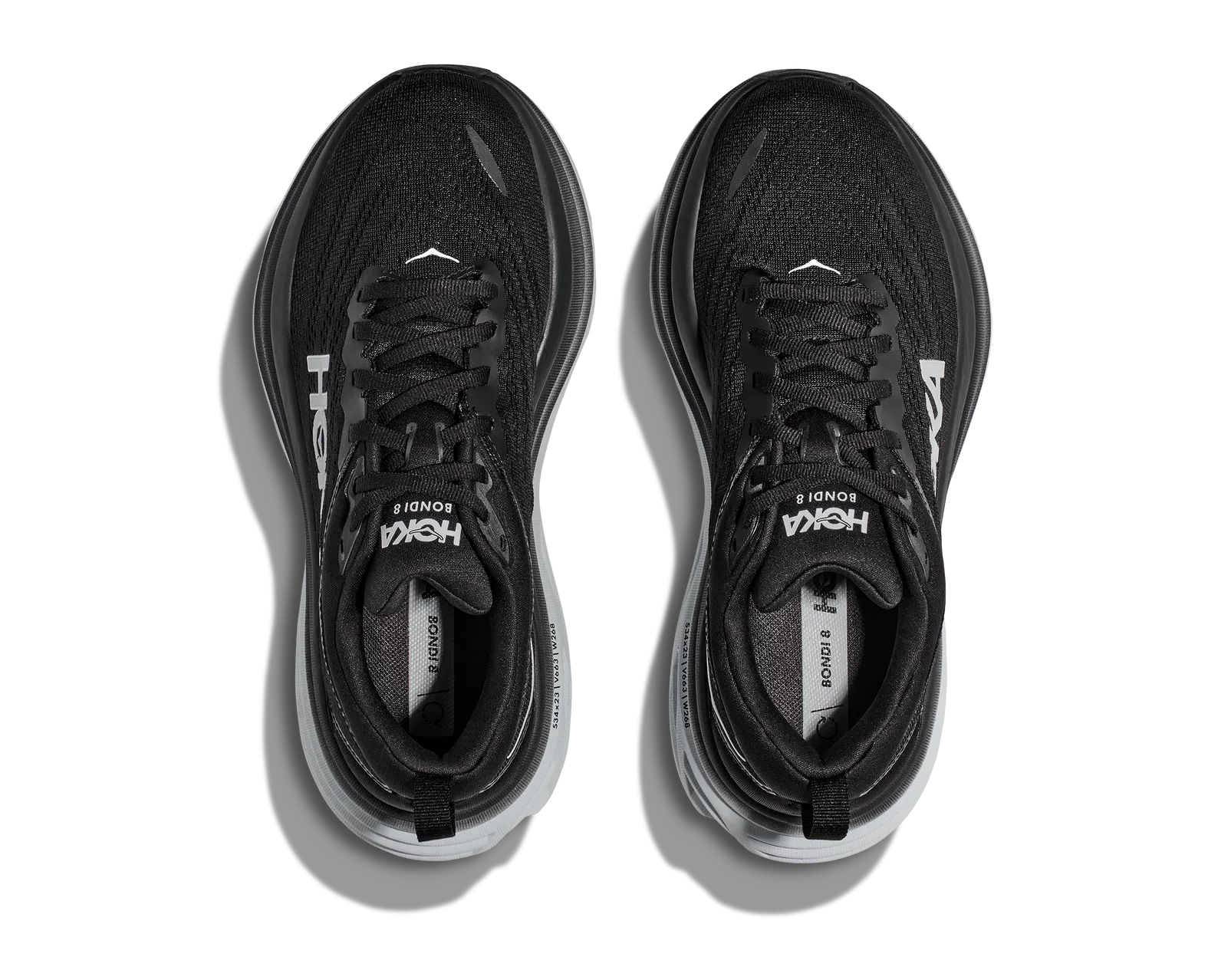 Hoka Men's Bondi 8 Black / White