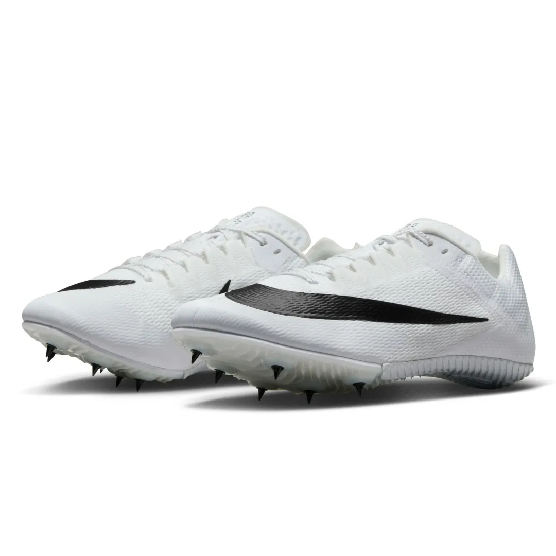 Nike Unisex Zoom Rival Sprint 10 White Black Metallic Silver