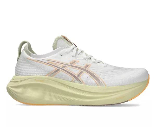 ASICS | Men's Gel-Nimbus 27 | White / Fawn
