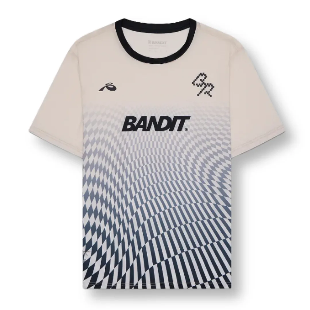 Bandit | Men's Drift Performance Tee - Black with Chalk Gradient